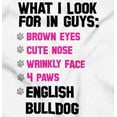 thumbnail image 2 of Look Guys Englsih Bulldog Lover Women's Plus Size Graphic Tee Brisco Brands 3X, 2 of 5