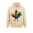 thumbnail image 3 of Sudadera con capucha de manga larga informal con estampado 3D de gallo, hippie, pollo, pájaro divertido, para hombre, mujer y hombre, 2021, 3 of 5