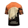 thumbnail image 5 of Halloween Shirt For Men Casual Graphic Tees Crewneck Halloween Mens Short Sleeve Shirts Pumpkin Print Halloween Tops Tshirts, 5 of 5