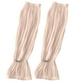 thumbnail image 1 of Fashionable Lace Arm Covers for Women Sun Breathable Stretchy Long Sleeve Pearl Ribbon Silk Accessory, 1 of 5