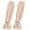 Beige, variant on Ruffled Flared Arm Sleeves, Sun Protection Breathable Chiffon Arm Covers for Women, Elegant Driving Sleeves
