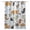 White, variant on Cat Kitchen Curtains Funny Cute Fish Leaves Bubble Cafe Short Curtains for Bathroom Blackout Window Curtain Grommet Small Window Treatment Tier Drapes for Bedroom Living Room 27.5"x39"x2