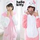 thumbnail image 2 of Pijama de una pieza de Hello Kitty para mujer, ropa de dormir de franela Kawaii, monos gruesos con capucha, disfraz de Cosplay de Halloween, 2 of 3