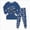 Blue, variant on WXFAZCVU Boys' Clothing Sets Fall Outfits Dinosaur Print Long Sleeve and Pants Set Going Out Size 7-8 Years