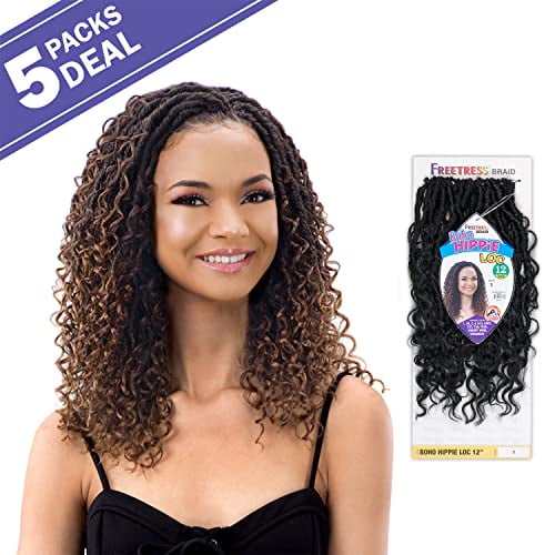 FREETRESS BRAIDS FreeTress Crochet Braids Boho Hippie Loc 12'' (5-pack, T27)