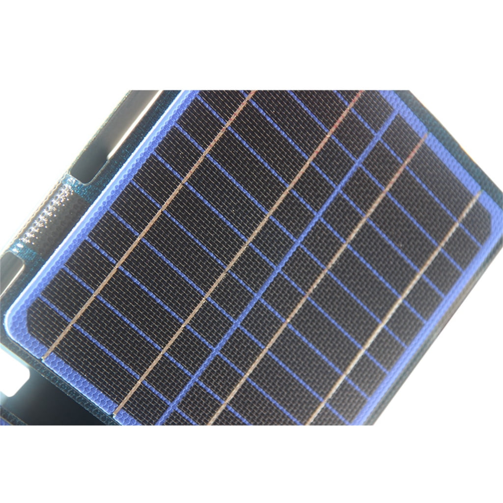 30W 12V/5V Portable Waterproof ETFE Folding Monocrystalline Solar Panel