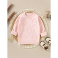 thumbnail image 6 of GXFC Little Girls Fall Sweaters 3T 4T 5T 6T 7T Kids Girls Long Sleeve Heart Pattern Knit Pullovers Tops Autumn Casual Knitwear Clothes for Children Girls, 6 of 9