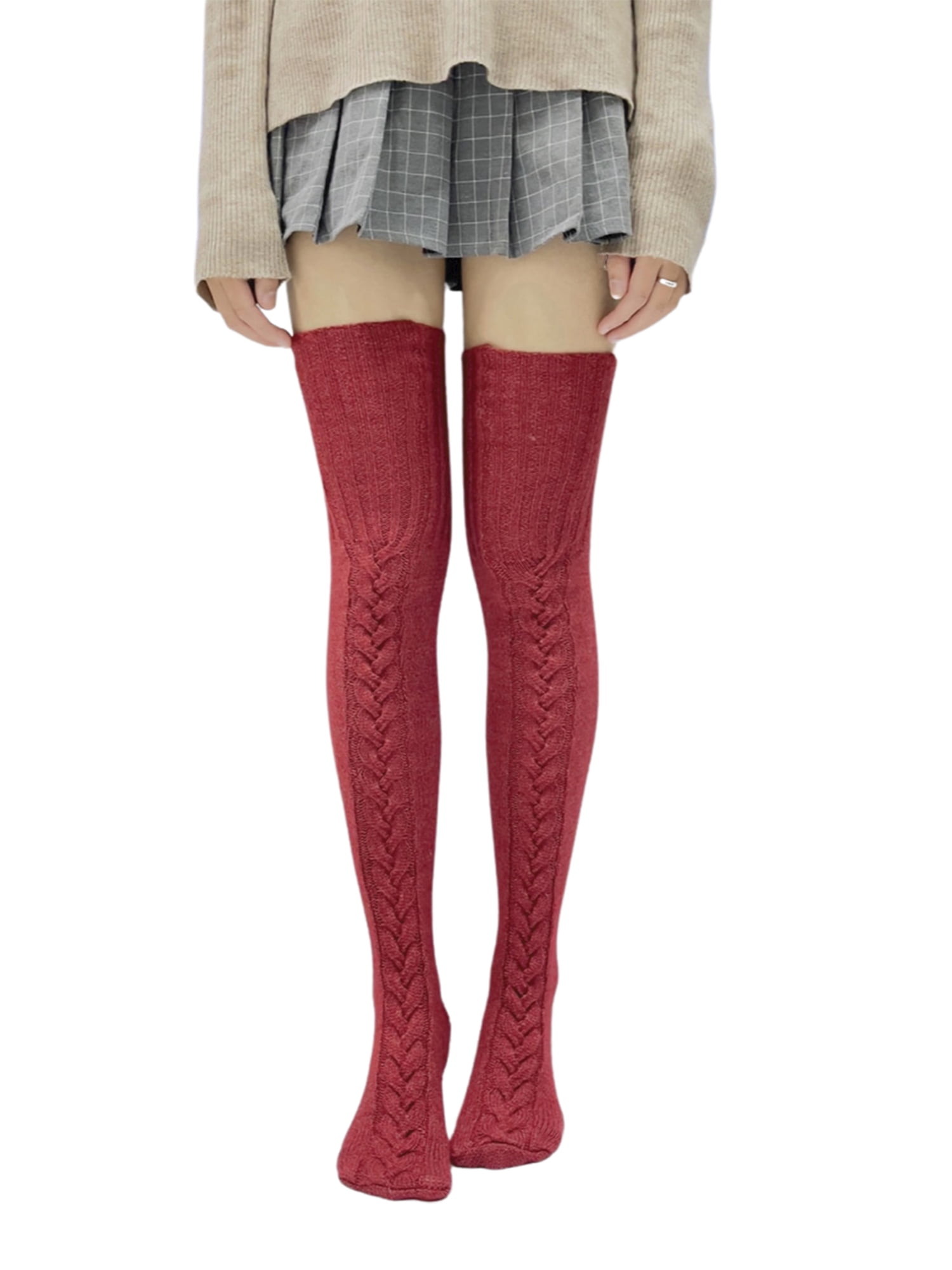 Women Knee Stockings Warm Winter Over 