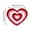 D, variant on JeashCHAT Valentine's Day Heart Shaped Living Room Rug Area Rug Valentine's Day Decorative Rug for Living Room Bedroom, 31"x31"