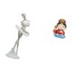 thumbnail image 5 of Figura de escritorio,Estatua de bailarina,adorno de escritorio,decoración del hogar,Estatua de bailarina moderna,regalo de cumpleaños para la oficina.,Estatua de la Madre Mazu,Estatua de la, 5 of 8