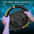 thumbnail image 3 of Volante de carreras NBCP 1080° con palanca de cambios de 6 velocidades y pedales para PS4, Xbox y PC, 3 of 8