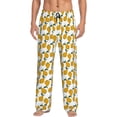thumbnail image 1 of Fotbe Yellow Pears Pantalones de Pijama para Hombre, Pantalones de Dormir, Pantalones de Casa con Cintura Ajustable y Bolsillos-Small, 1 of 6