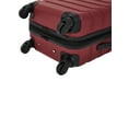 thumbnail image 5 of Wrangler 5 Piece Rolling Hard Side Spinner Luggage Set, Red, 5 of 11