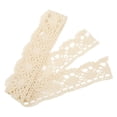 thumbnail image 1 of DIY Cotton Lace Ribbon, Soft Embroidery Lace Lightweight  for Wedding Party for Daily Handicraft Making Beige,White, 1 of 7
