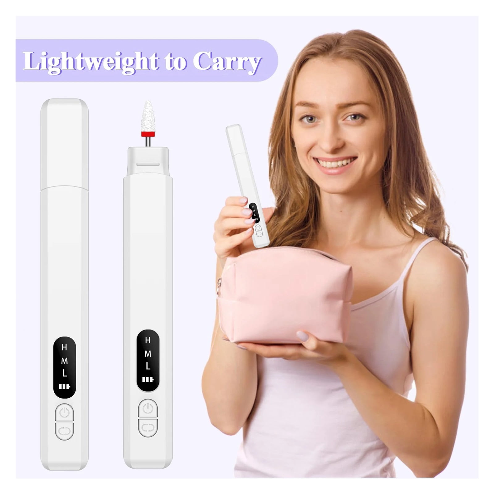 Electric Nail Polisher Drill Bits Professional Nails Grinding Polishing Dead Skin Removal Art Sanding File Pen Manicure Machine