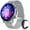 Silver, variant on APPIE C18 Smart Watch for Men Women IP68 Waterproof Fitness Tracker with 1.32 inch Touch Screen Heart Rate Blood Oxygen Sleep Monitor Smart Watches for Android and iOS Phones (Pink)