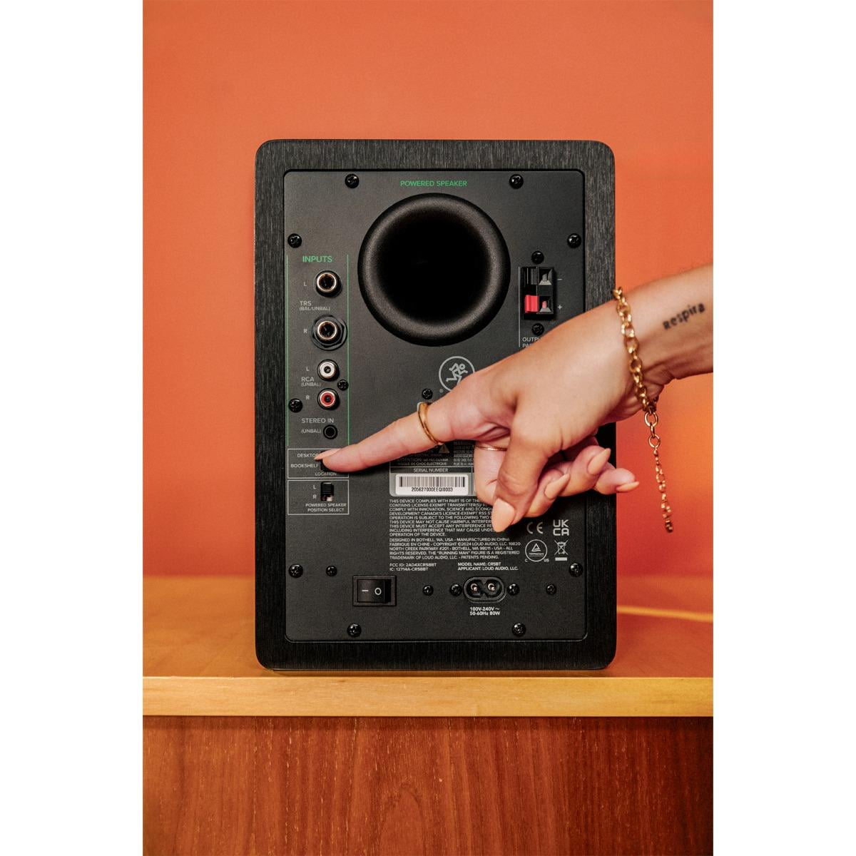 Mackie CR8BT 8" Powered Bluetooth Studio Monitors with Stands Package