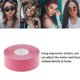 thumbnail image 1 of Cinta de Kinesiología Facial Likrtyny Beauty Lift Up Rollo Reductora de Arrugas Rosa, 1 of 7