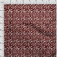 thumbnail image 4 of oneOone Cotton Jersey Red Fabric Abstracts Sewing Material Print Fabric By The Yard 58 Inch Wide, 4 of 5