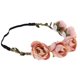 thumbnail image 5 of Corona Artificiales Accesorios para Cabello Apoyo de Fotografía de Verano Rosado Macarena Corona floral, 5 of 8