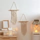 thumbnail image 5 of Suministros de decoración navideña, atrapasueños de pared tejido en macramé - Decoración bohemia para el hogar con luces de cadena - Hermosa decoración para puerta de apartamento o dormitorio, borla c, 5 of 6