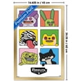 thumbnail image 3 of Fuggler - Squares Wall Poster, 14.725" x 22.375" Framed, 3 of 5