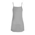 thumbnail image 5 of Jzuxvd Sleepwear Nightgowns for Women Built in Shelf Bra Casual Sexy Padded Full Under Dresses Light Gray 3XL, 5 of 7
