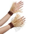 thumbnail image 4 of 4PCS Halloween Scarecrow Accessory Cosplay Scarecrow Hat with Bracelet Necklace, 4 of 10