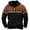 Black sweatshirt for men #5, variant on SeCaotees Hooded Graphic Sweatshirts for Men Vintage Drawstring Tribal Aztec Hoodies Long Sleeve Western Cowboy Sweatshirts with Kangraoo Pocket Colorblock Patchwork Fall Pullover Tops Black,L