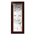 thumbnail image 2 of ArtToFrames 7" x 21" Matte Mahogany with Gold Accent Diploma Picture Frame, 7x21 inch Brown Wood Poster Frame (WOM-5109), 3 Pack, 2 of 6