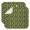 Dinosaur, variant on 2pcs Vintage Mushroom Heat Resistant Mat Quick Drying Microfiber Countertop Pad Foldable Compact for Small Spaces