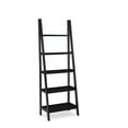 thumbnail image 1 of Aurora Ladder Bookshelf, Black, 1 of 7