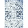 thumbnail image 7 of Nicole Miller New York Patio Sofia Fleur Transitional Medallion Indoor/Outdoor Area Rug, Navy Blue/Aqua, 5'2"x7'2", 7 of 7