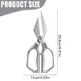 thumbnail image 3 of Heavy Duty Kitchen Scissors, 9.37X4.33 inch Multi Function Kitchen Shears, Stainless Steel Cooking Shears, Ergonomic Handled Kitchen Cutters, All Purpose Shears for Meat Poultry Fish and Herbs, 3 of 7
