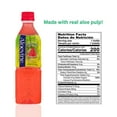thumbnail image 3 of Aloevine Watermelon Aloe Vera Drink with Aloe Pulp, 16.9 fl oz, 10 Count Bottles, 3 of 6