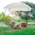 thumbnail image 2 of Outdoor Pop Up Canopy Tent Slanted Legs Gazebo For Parties,White, 2 of 8