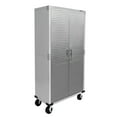 thumbnail image 4 of Seville Classics UltraHD Steel Storage Cabinet, 36" W x 18" D x 72" H, Granite Gray, 4 of 10