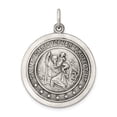 thumbnail image 4 of 925 Sterling Silver St. Christopher Medal, 4 of 5