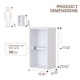 thumbnail image 6 of YQ JENMW 2-Tier Storage Shelf,Compact Space-Saving Organizer for Living Room,Bedroom,Kitchen,Office, 6 of 8