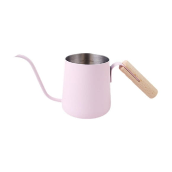 Hervidor de café de cuello de cisne, hervidor de café de goteo, tetera 250 ml rosa