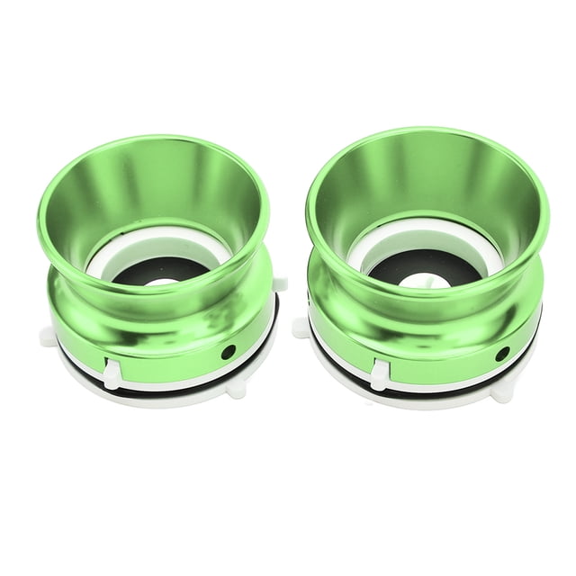 Abridor De 10 Pulgadas, Adaptadores De Buje NAB Verdes, aleación De Aluminio, Bloqueable, Pulido, Resistente Con Base Blanca Para Grabadoras De Cinta De Carrete A Carrete