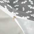 thumbnail image 4 of Homewish Halloween Theme Bat Bedding,White Silhouette Dot Pattern Duvet Cover Full,Gray,Light Gray Reversible,3-Piece,1 Duvet Cover and 2 Pillowcases, 4 of 6