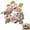 B, variant on Champagne Rose and Hydrangea Candle Wreath, Artificial Ring Garland for Dining Table Wedding Centerpiece Home Decor