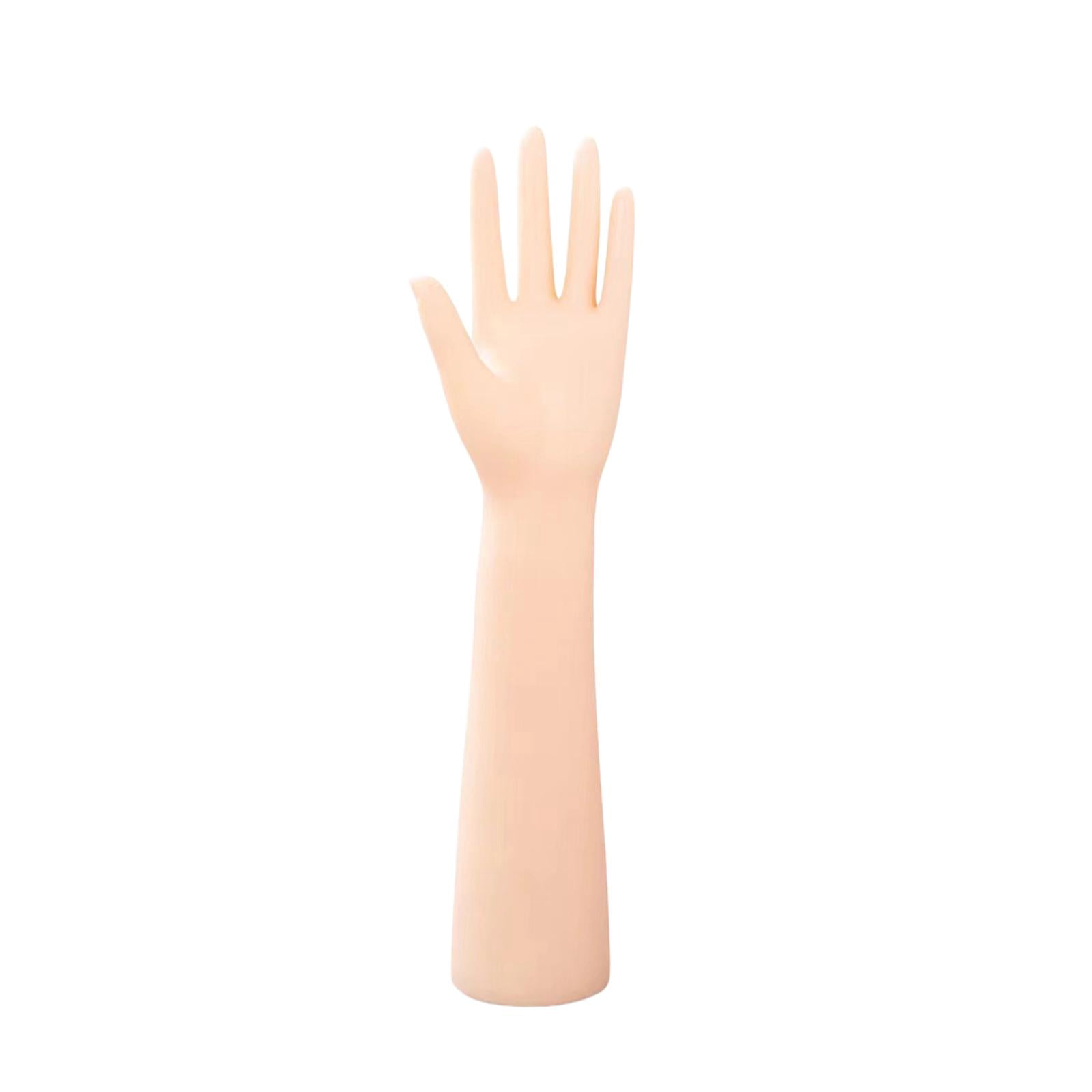 Milageto Female Mannequin Hand Elegant Lightweight Commercial Use Extended Hand Model Left Hand