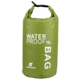 thumbnail image 2 of jinwen Waterproof Stuff Sack Storage Pouch for Kayaking Camping Rafting Floating Swimming Surfing - Various Colors & Sizes , Green, 10L, 2 of 9