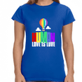 thumbnail image 2 of HUMAN LGBT Flag Gay Pride Month Transgender Rainbow Lesbian Shirts for Women, 2 of 8