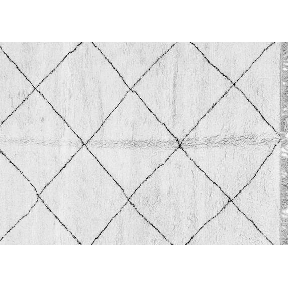 Ahgly Company Indoor Rectangle Solid Gray Modern Area Rugs, 7' x 10'