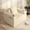 Khaki + 1 Seat, variant on 41.3" Boneless Corduroy Cloud Sofa, Lounge Chair for Living Room, with 2 Cup Holders & Side Pockets, No Assembly Required, Gray