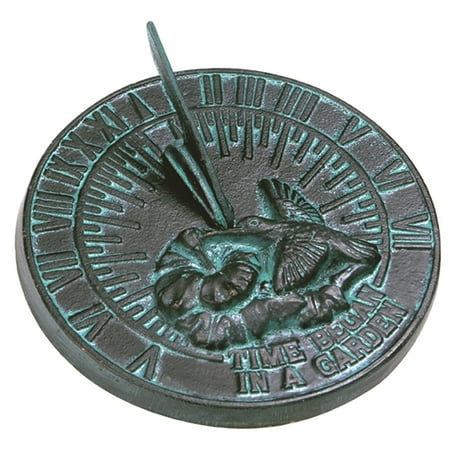 - Cast Iron Hummingbird Sundial