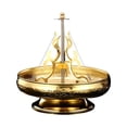 thumbnail image 3 of Soporte portátil para bobinas, estante para bobinas, decoración del hogar, marco de metal, soporte para adornos de regalo Oro, 3 of 4